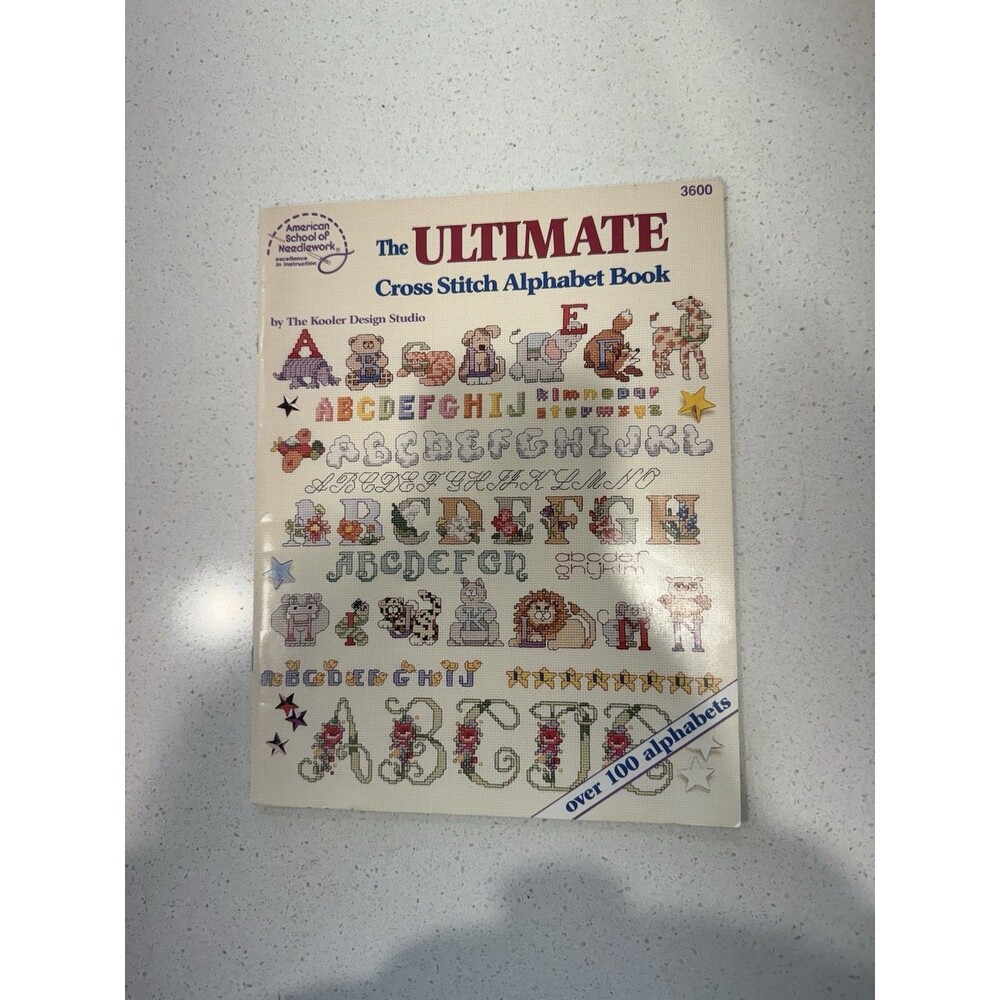 The Ultimate Cross Stitch Alphabet Book The Kooler Design Studio